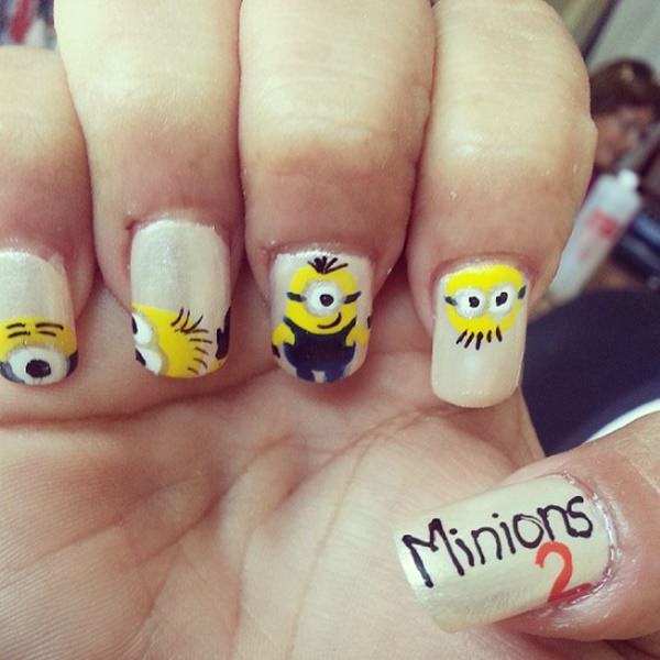 minions 2 nail art