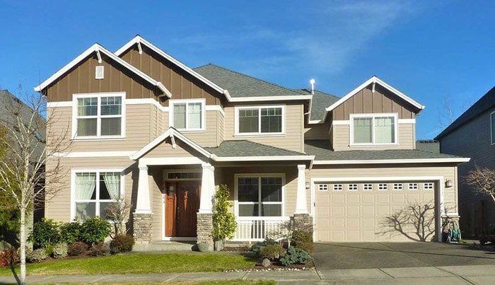 warm beige exterior house colors
