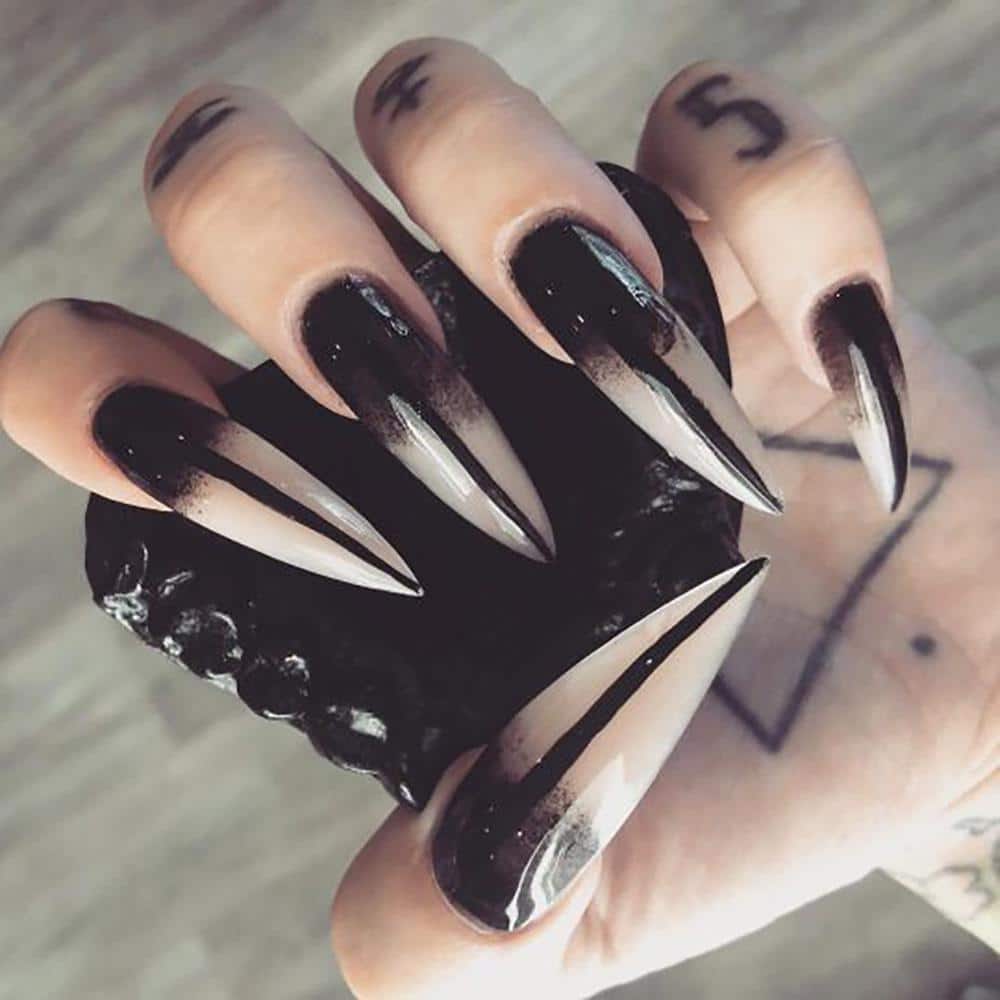Black Gothic Nails
