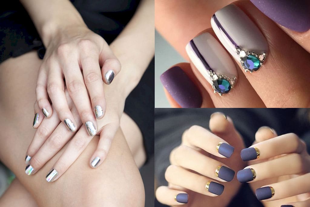 metallic nails