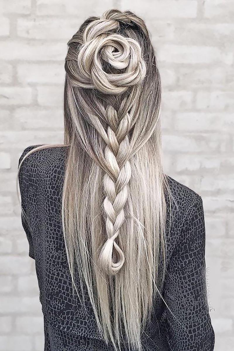  Cute waterfall braid