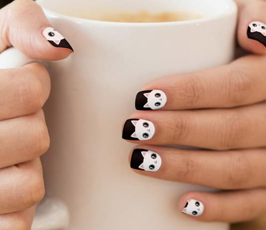 cat nail art