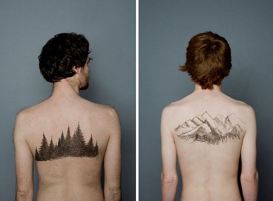  Forest and Mountains tattoo ideas for a couple