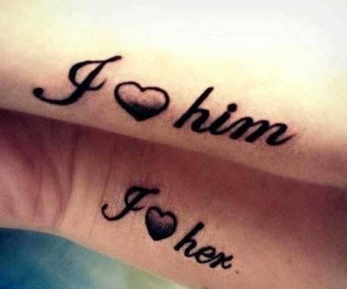 Love tattoos ideas for couples