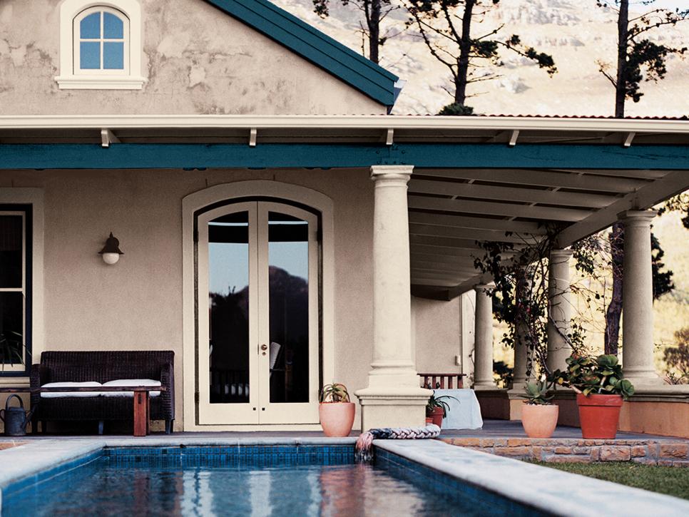 Cream color house