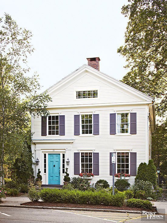 white exterior house colors