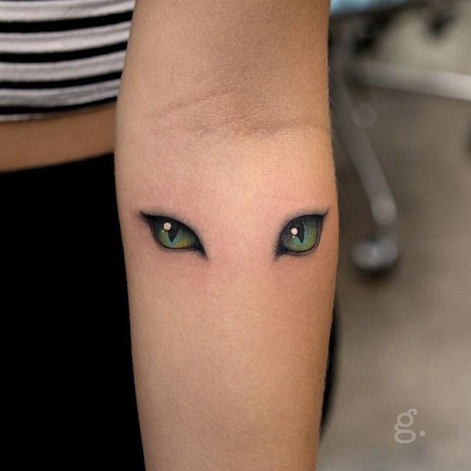 Cat Eye Tattoo