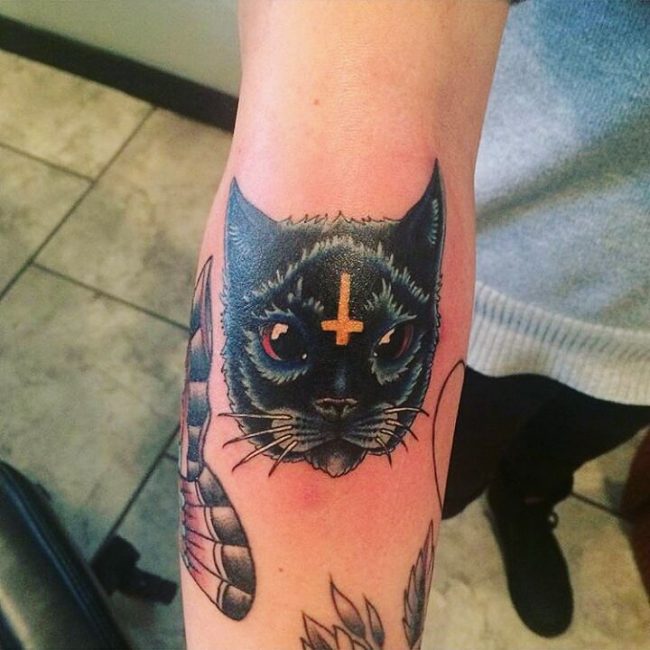Pagan cat Tattoo