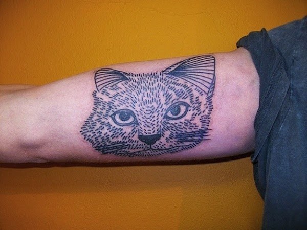 Lucky Cat tattoo