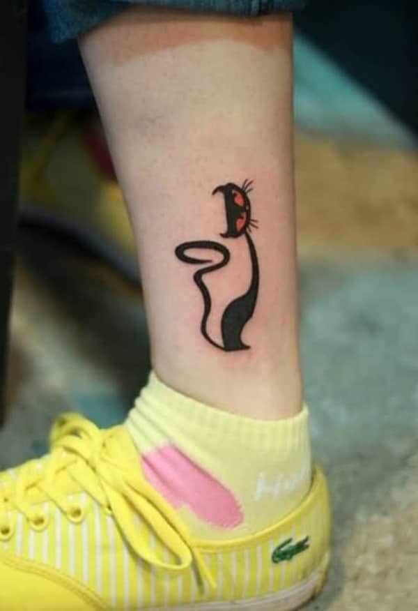 Mysterious Cat Tattoo