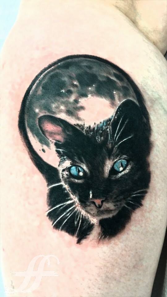 3D cat tattoos 