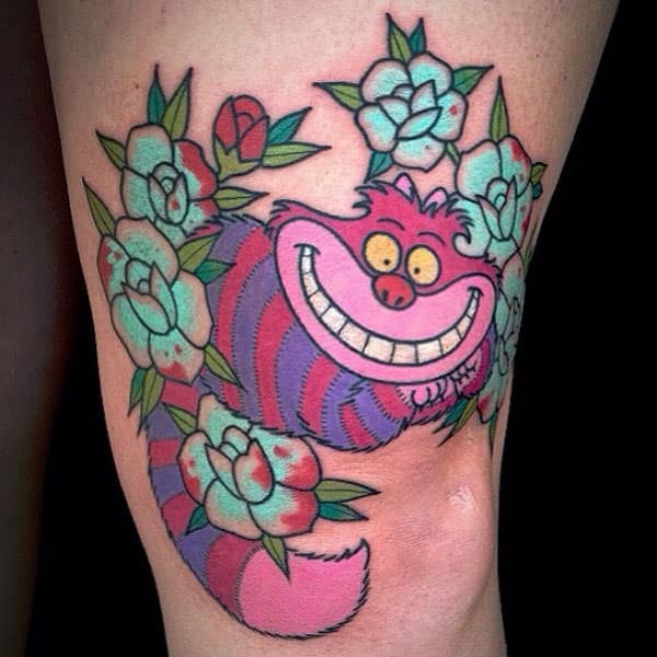 cheshire cat tattoo ideas