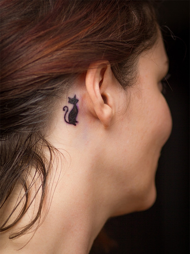 traditional cat tattoo 