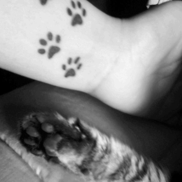 Simple Paw Tattoos