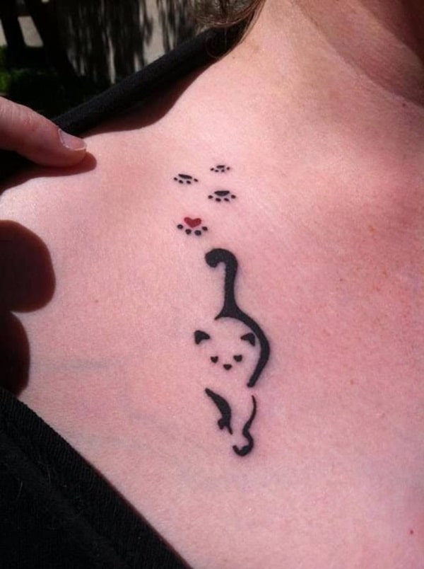  Little Colored Paws tattoo
