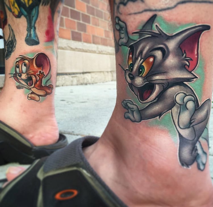 Tom and Jerry Tattoo