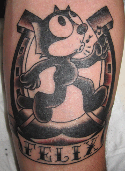 Felix Cat Tattoo