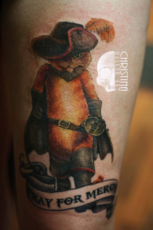 Puss in Boots sherk2 Tattoo 
