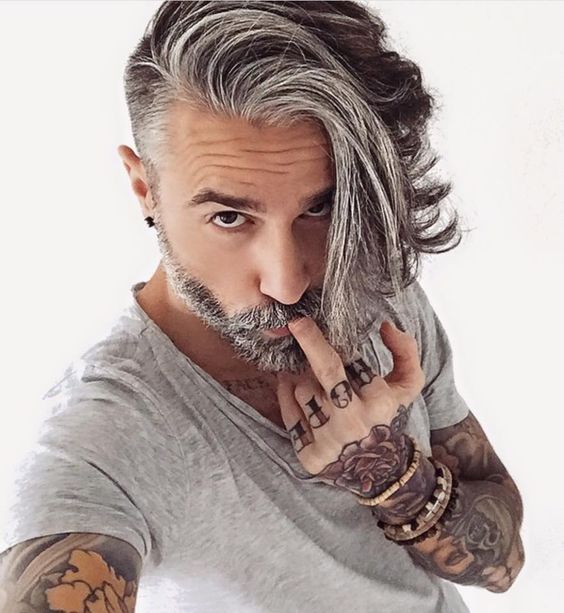 Wavy Thick Haircuts with Fade
