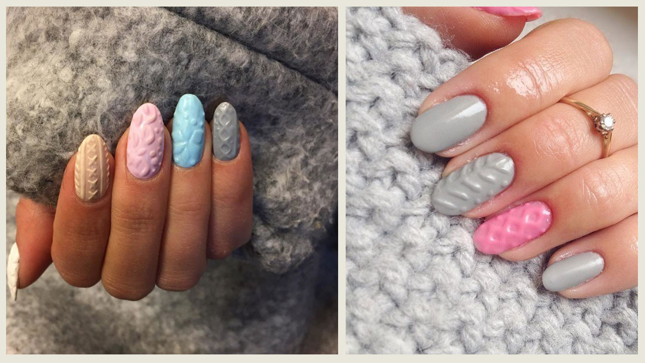 cable knit nails cable knit nails