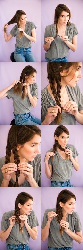Easy Hairstyle Mermaid Tail Braid