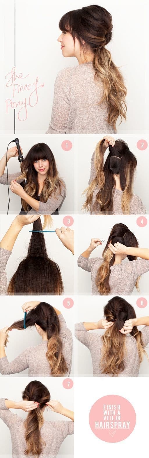 The Piece-y Ponytail
