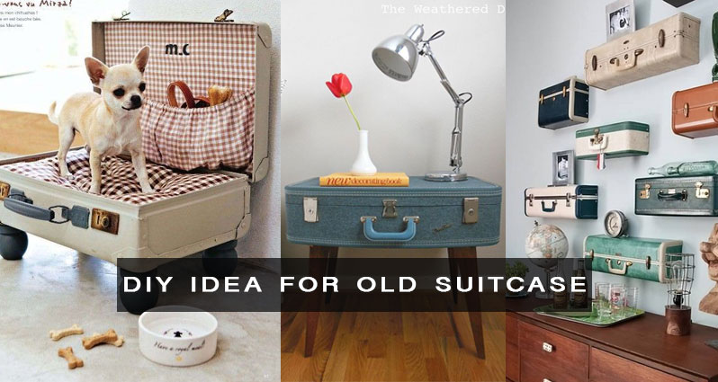 old suitcase ideas