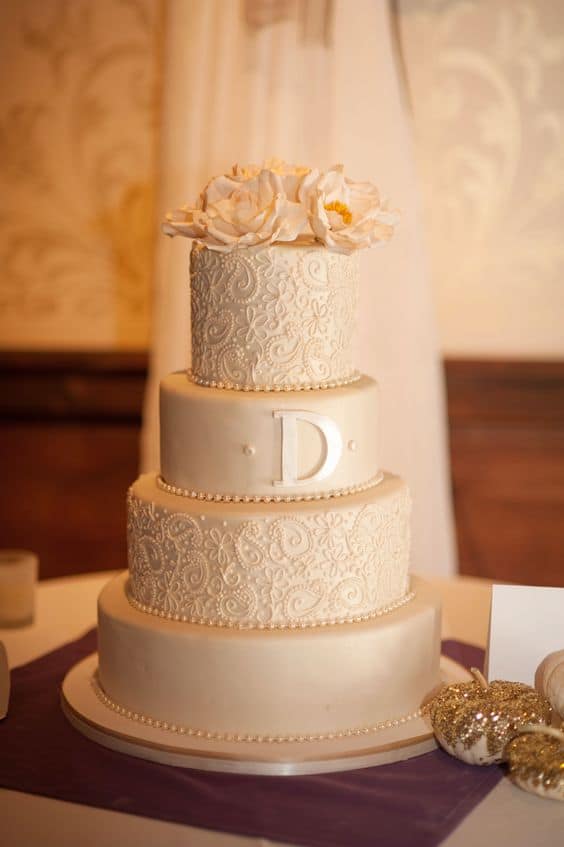 lace cake design