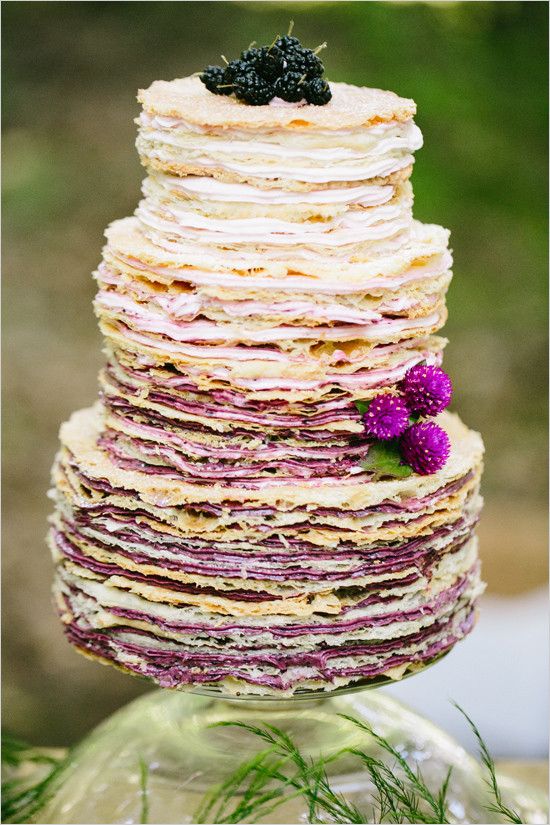 pancake bridal cake