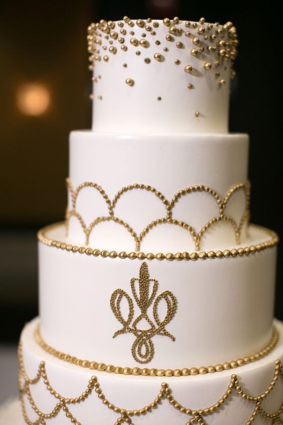 beaded Cake design