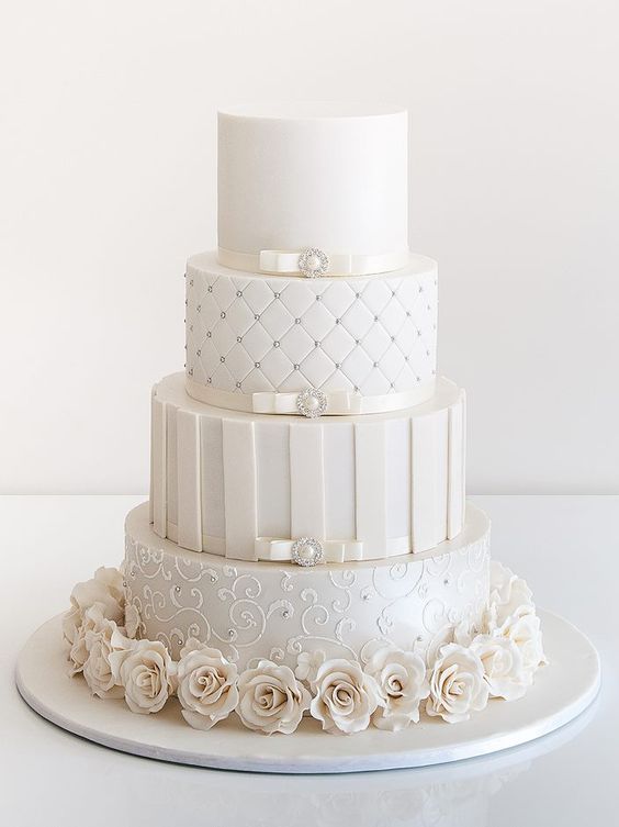 white cake theme