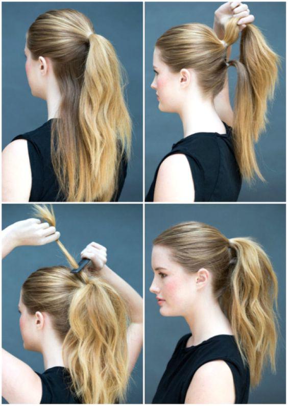 pony tail simple hair do