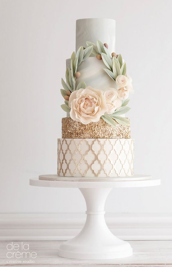 beautiful flower cake design