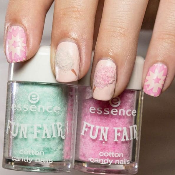 cotton candy nails