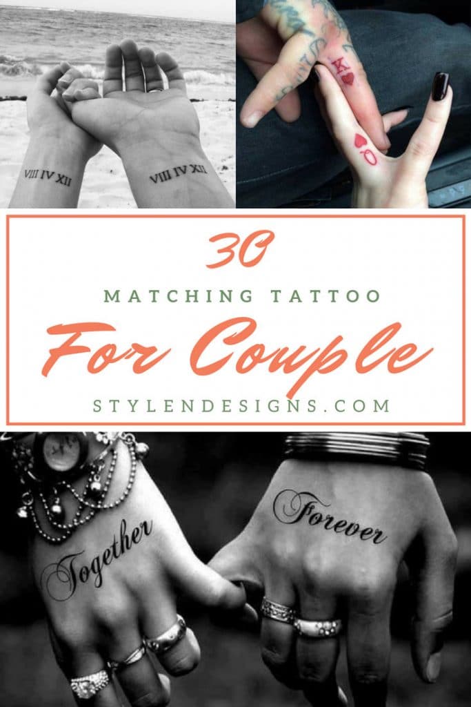 matching couple tattoos