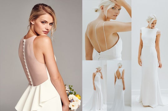 minimalist wedding dress
