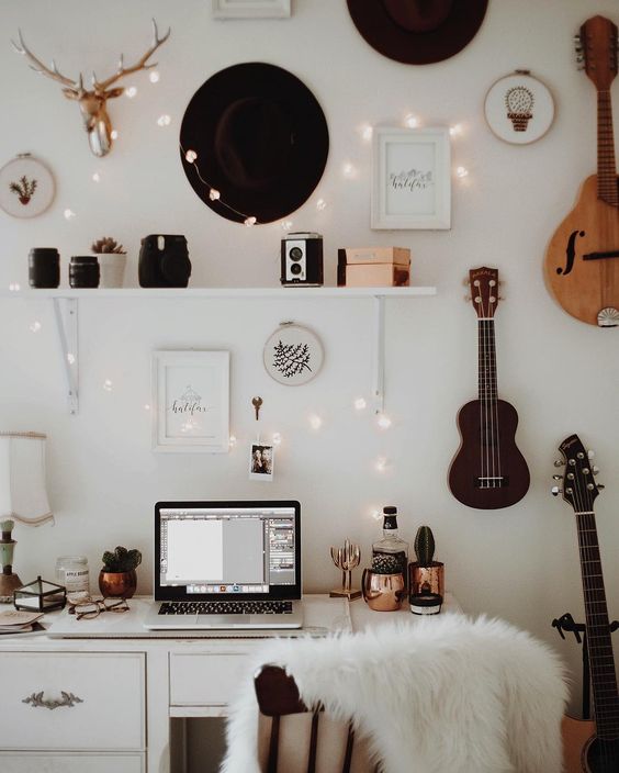Teenage Wall Decor for Study Area