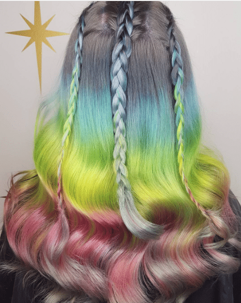 Unicorn Cappuccino hair color