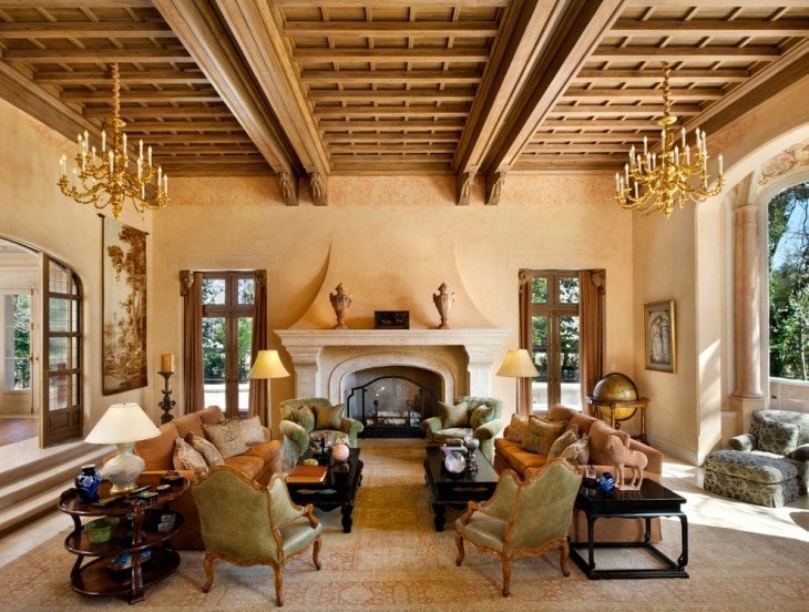 rustic tuscan style home