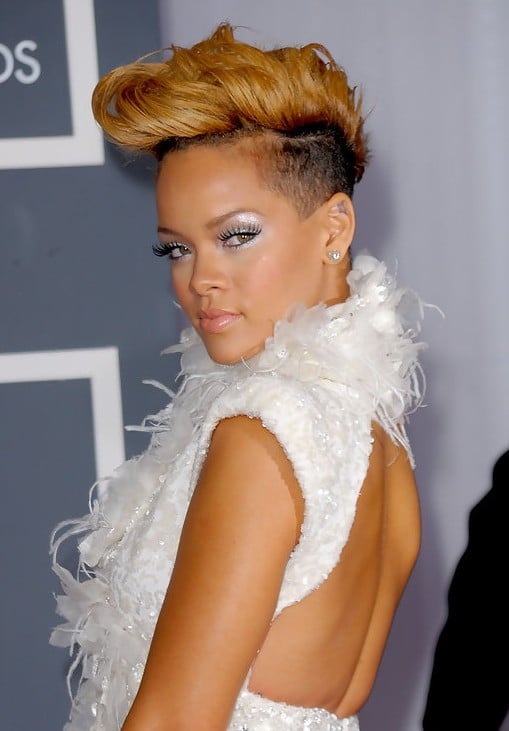Pompadour Mohawk short haircut