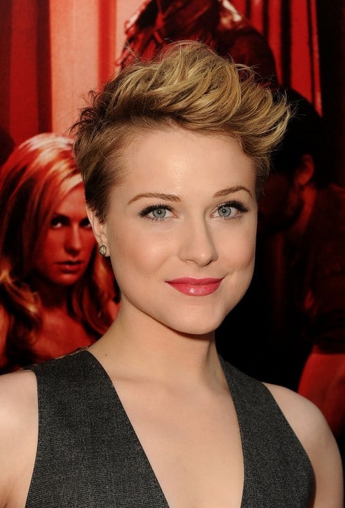 Pixie with asymmetric Quiff