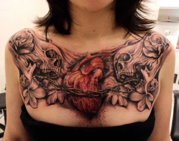 Chest Tattoo