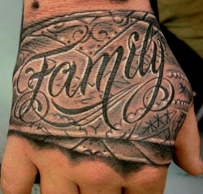 Simply Family tattoo