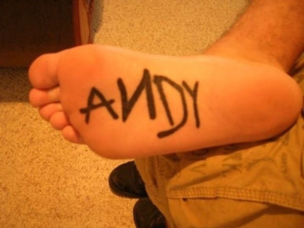 tattoo on foot