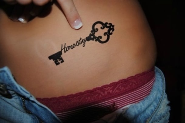 Key female tattoos