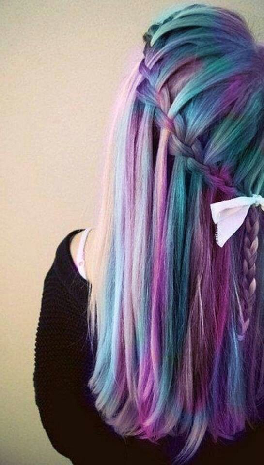 Waterfall Mermaid Braid for long hair