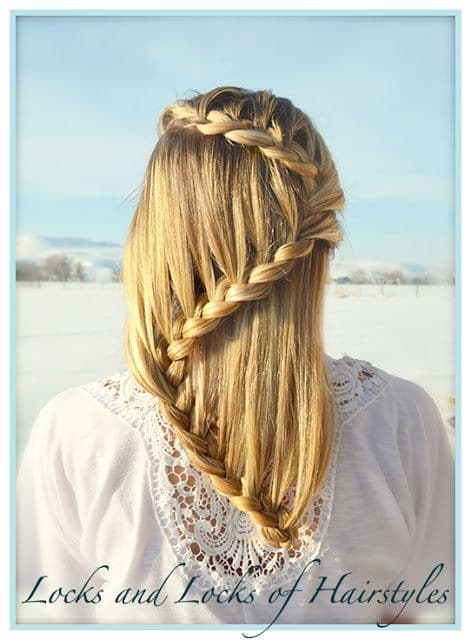 Lace Braid Hairstyle