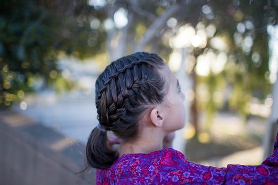 Gym Braid Combo Hairstyle