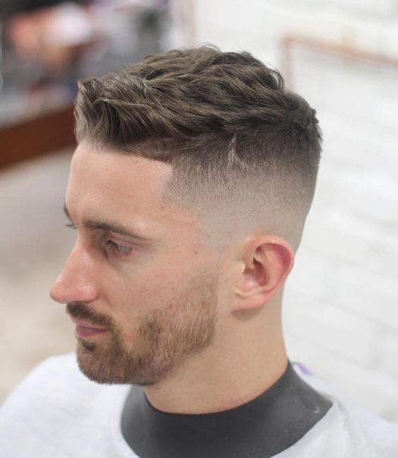 High Skin Fade and Longer Hair on top