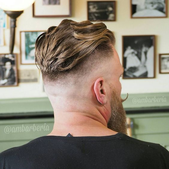 High Balded Fade Undercut men's haircuts long on top